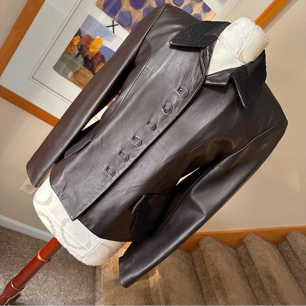 Zelda Genuine Leather Jacket 6 - Picture 7 of 11